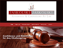 Tablet Screenshot of jaskolskilaw.com